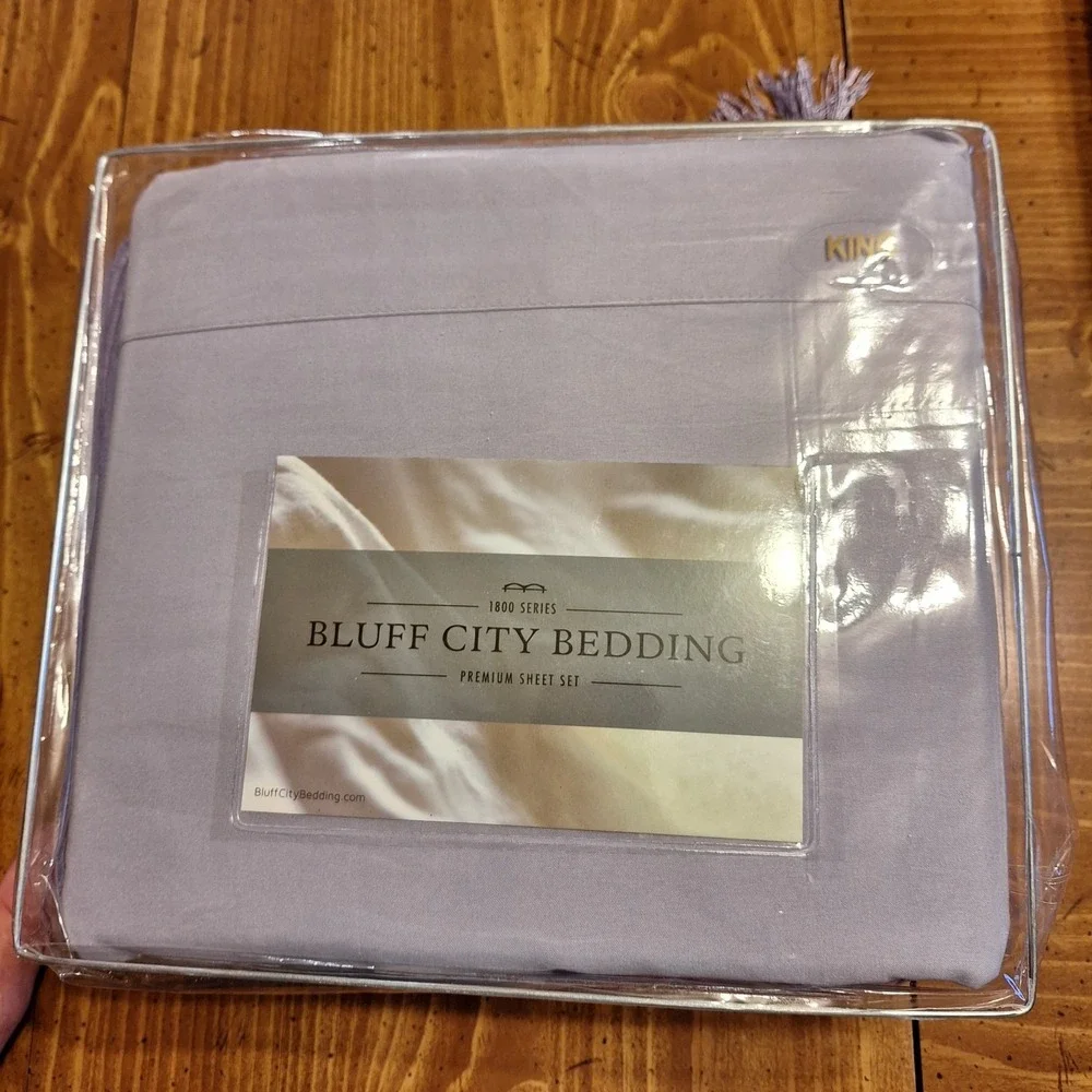 Bluff‎ City Bedding 4 Pc Premium Sheet Set Size 1800 Series King/Cal King NEW